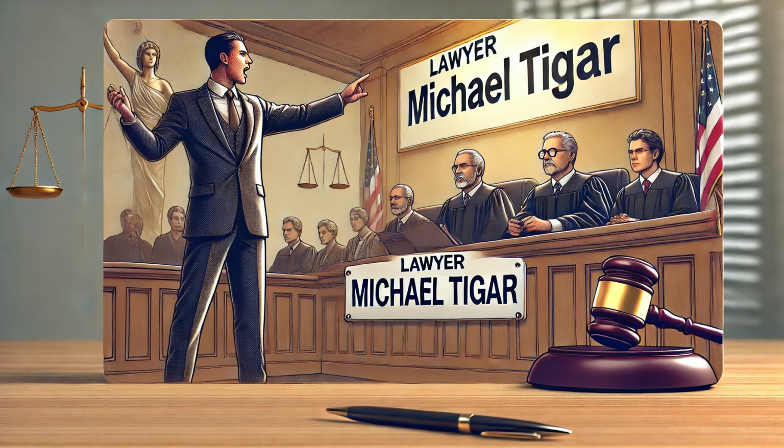 Lawyer Michael Tigar