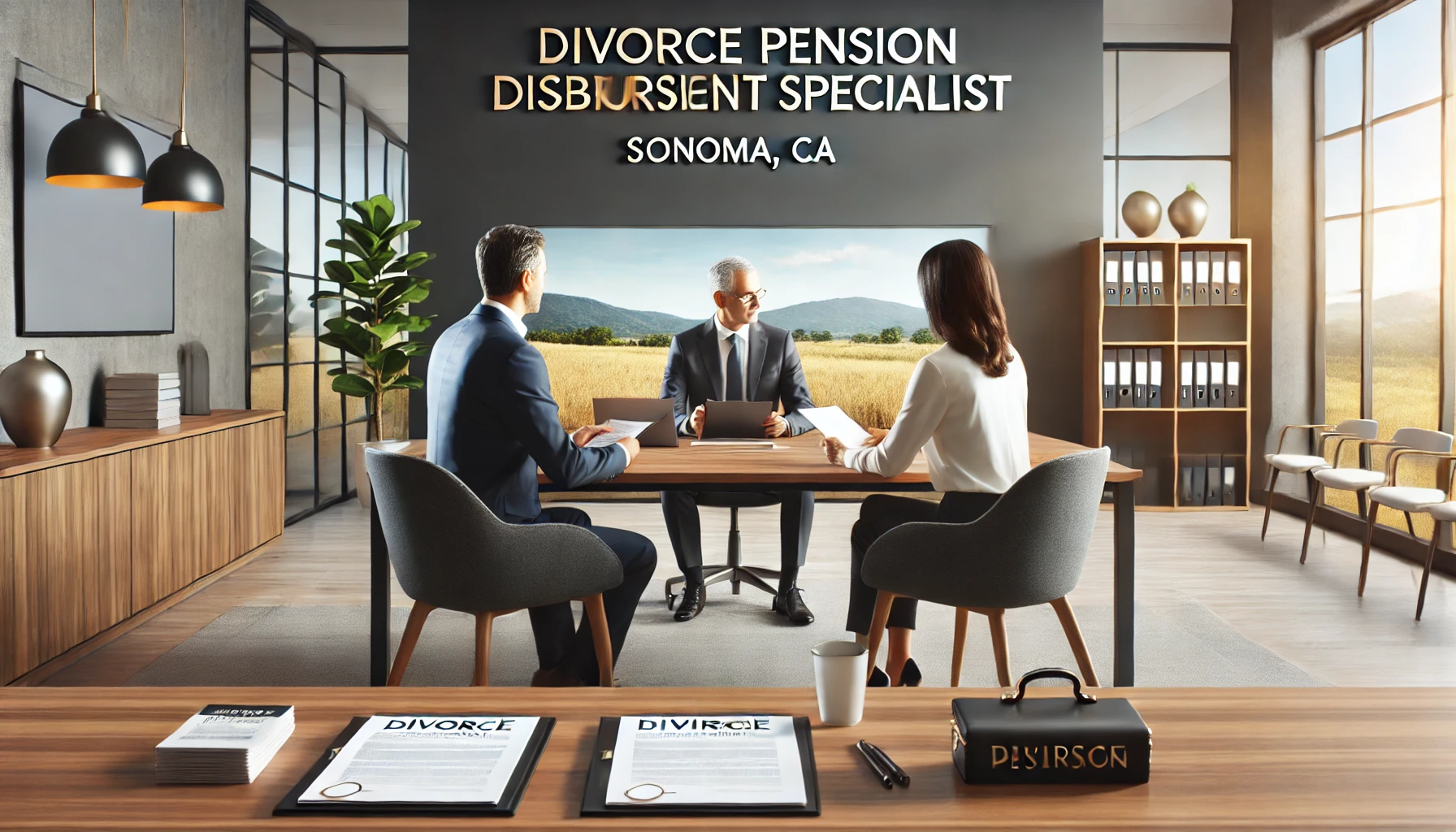 Divorce Pension Disbursement Specialists Sonoma CA