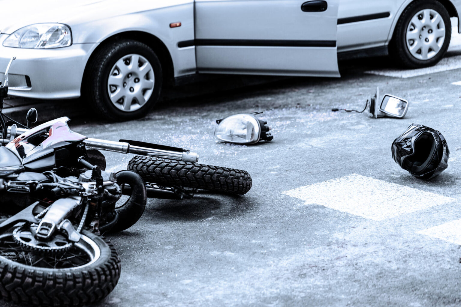 motorcycle crash claim